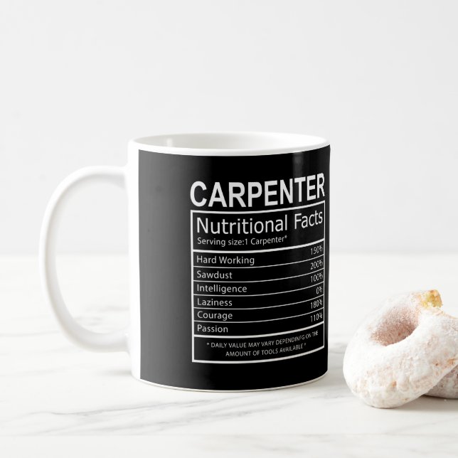 Funny Woodworking Pappa Carpenter Carpenter Kaffemugg (Med munk)