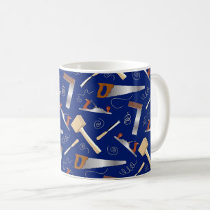 Funny Woodworking Verktyg Carpenter Kaffemugg