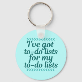 Funny Workaholny Nyckelring