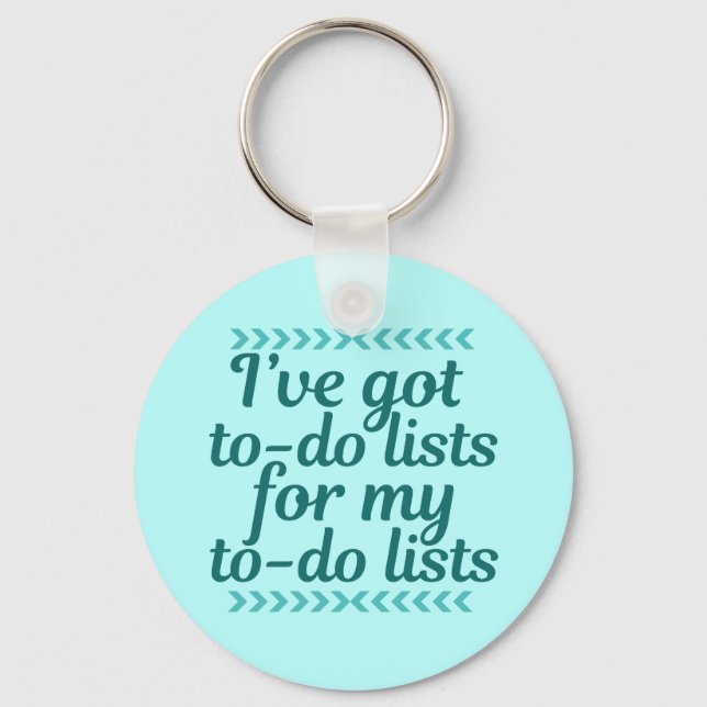 Funny Workaholny Nyckelring (Framsida)