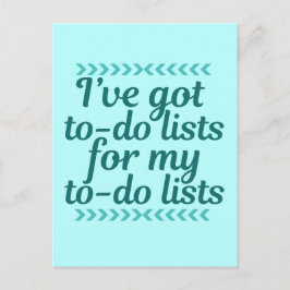 Funny Workaholny Vykort