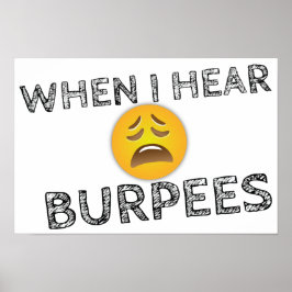 Funny Workout Gym Humor Poster