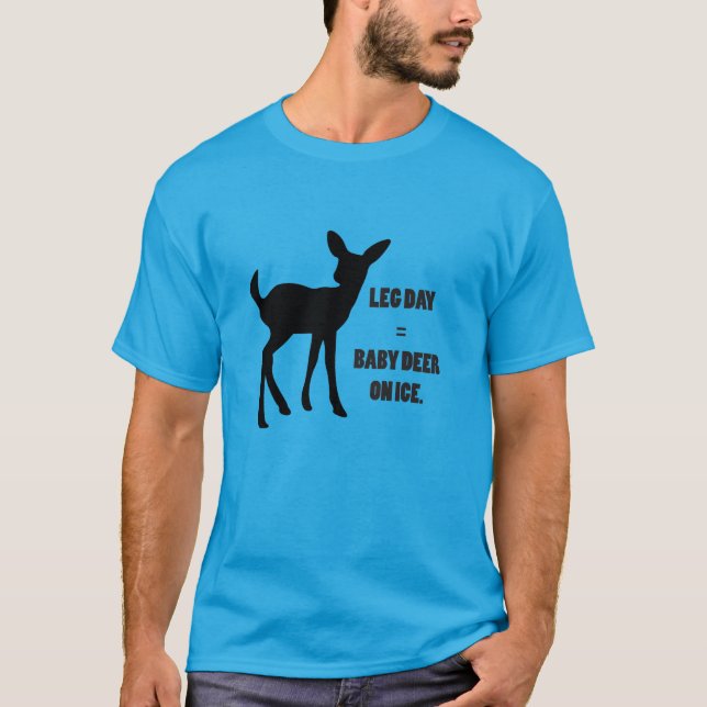 Funny Workout Gym Humor Tee Shirt (Framsida)