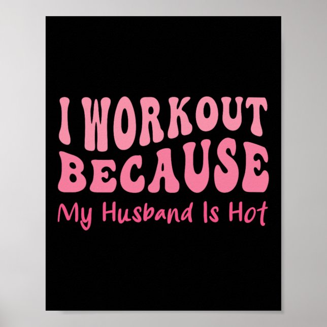 Funny Workout Gym Quote Coola Makfe Fitness Motiva Poster (Framsidan)