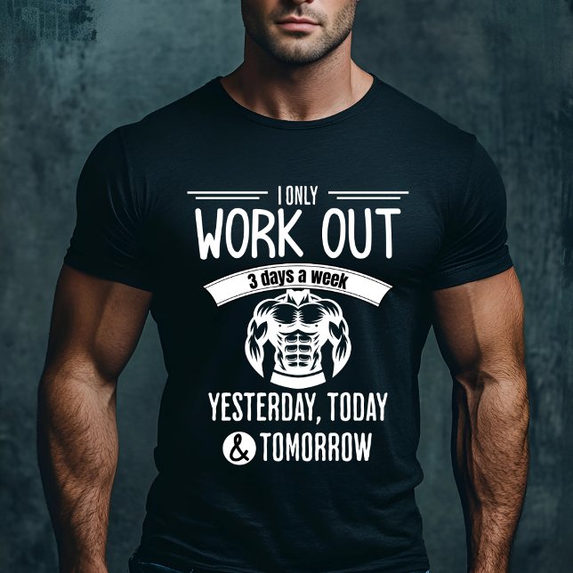 Funny Workout Gym T Shirt (Skapare uppladdad)