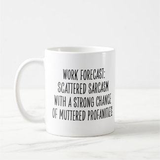 Funny Workplace Humor Sarcasm Profanities Coworker Kaffemugg