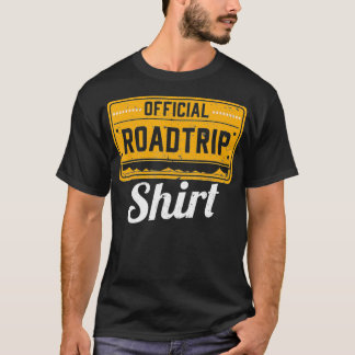 Funny World Traveler Gift Official Road Trip T Shirt
