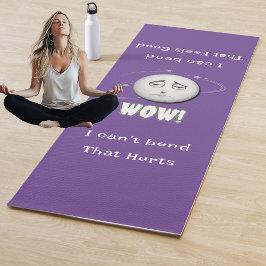 Funny WOW Moonface Yoga Mat
