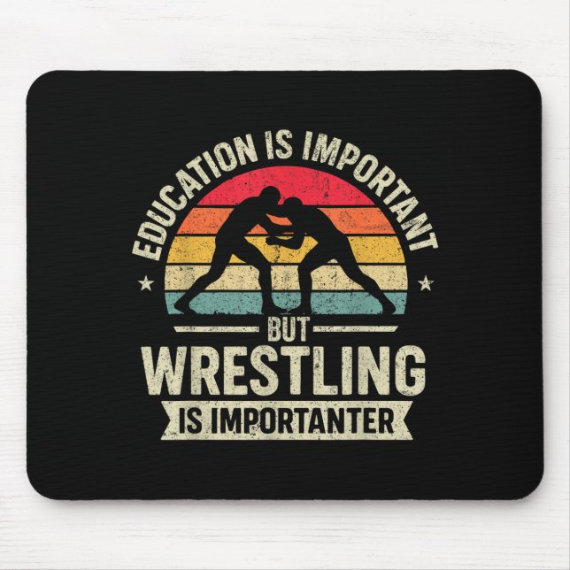 Funny Wrestling Education Joke For Wrestler Men Ki Musmatta (Framsidan)