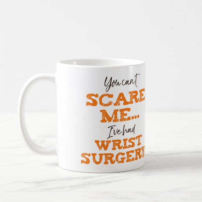 Funny Wrist Surgery Recovery Kaffemugg (Vänster)