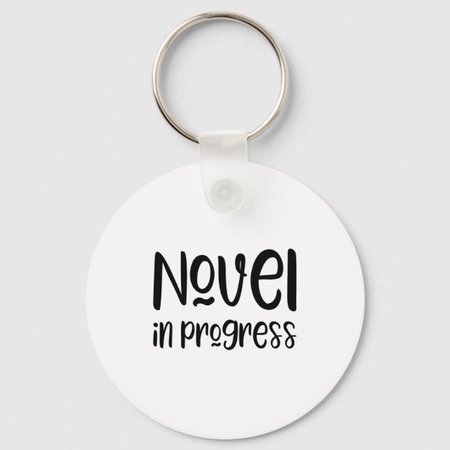Funny Writer Slogan  Nyckelring (Framsida)