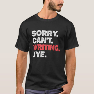 Funny Writers Joke Writing Älskare Mamma Pappa Chr T Shirt