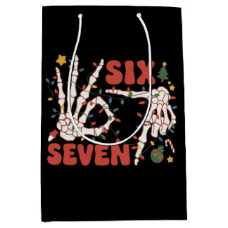 Funny Xmas 67 Skeleton Hand Six Seven Christmas
