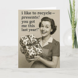 Funny Xmas card Helgkort