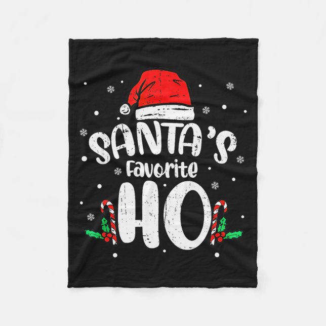 Funny Xmas Naughty Dirty Adult Humor Pj Christmas  Fleecefilt (Framsidan)