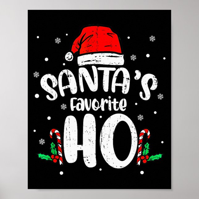 Funny Xmas Naughty Dirty Adult Humor Pj Christmas  Poster (Framsidan)