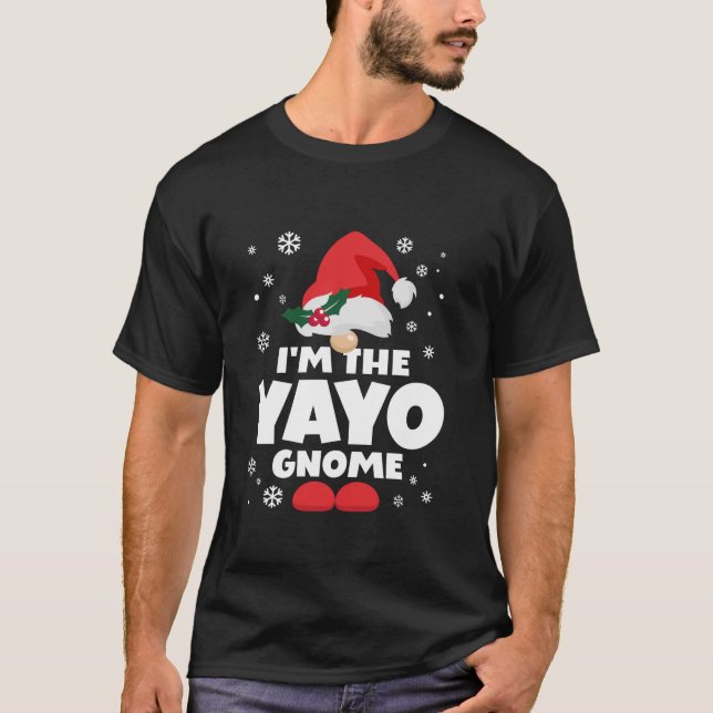 Funny Yayo Gnome Family Matching Group Happy Chris T Shirt (Framsida)