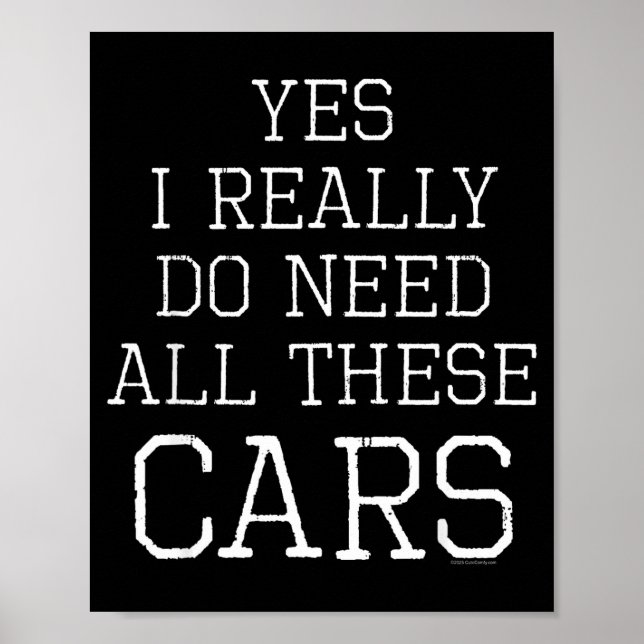Funny Yes I Really Do Need All These Garage Mechan Poster (Framsidan)