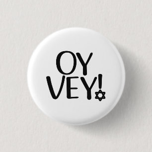 Funny Yiddisk fras - Oy Vey, Jewish Helgdag Gift Knapp
