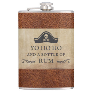Funny Yo Ho Ho och Flaska i Rum Pirat Fickplunta