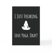 Funny Yoga Cards Exercise Humor