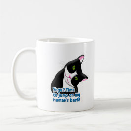 Funny Yoga Cat Kaffemugg