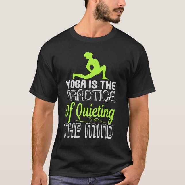 Funny Yoga Gift T Shirt (Framsida)