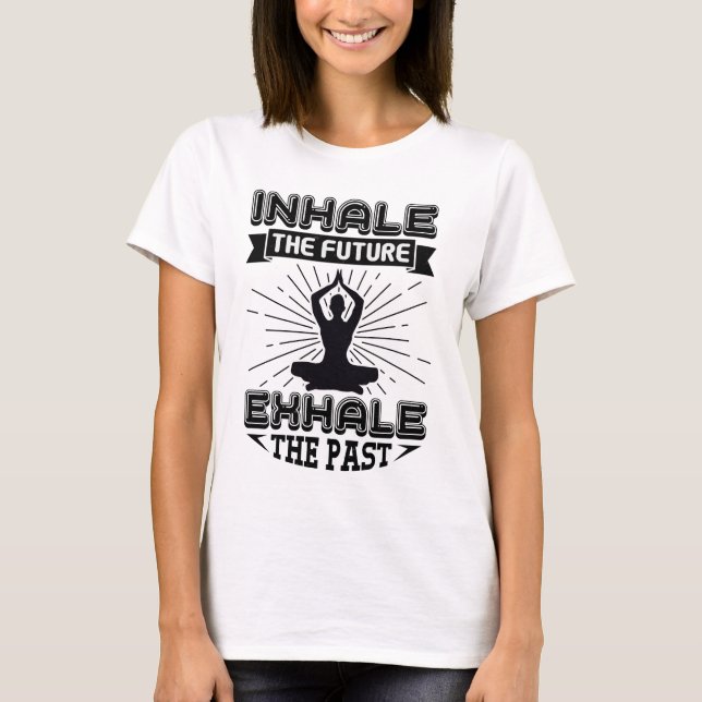 Funny Yoga Gift T Shirt (Framsida)