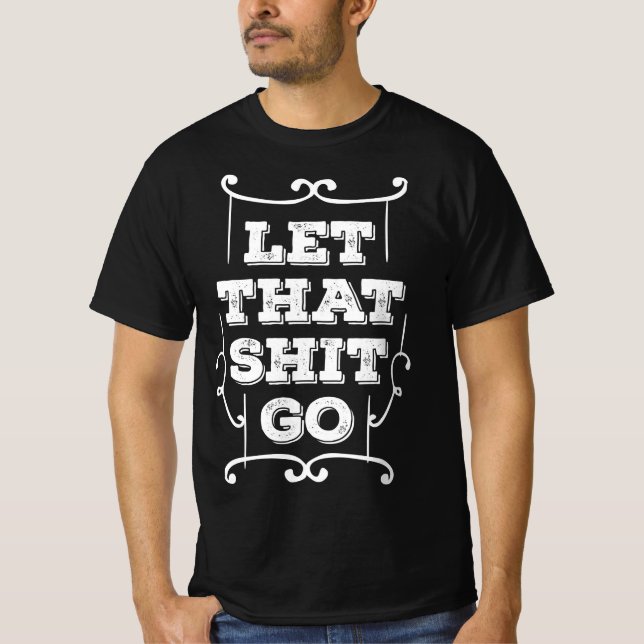 Funny Yoga Slogan and Trainingsoutfit T Shirt (Framsida)