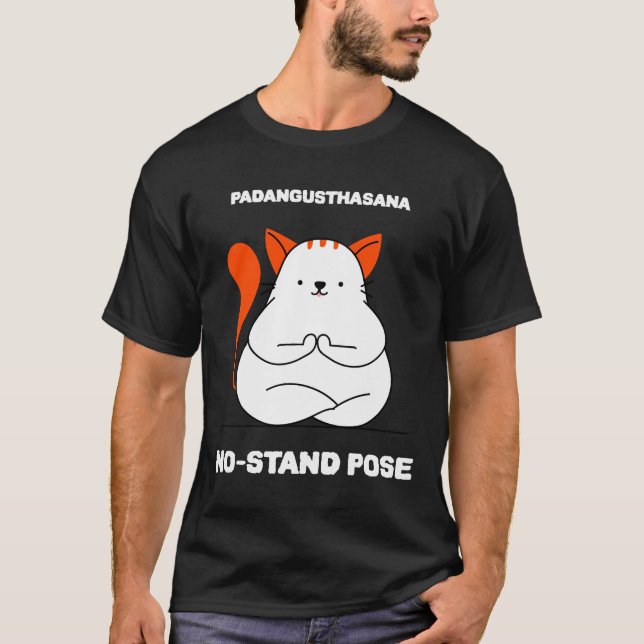 Funny Yoga T Shirt (Framsida)