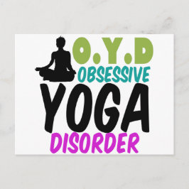 Funny Yoga Vykort