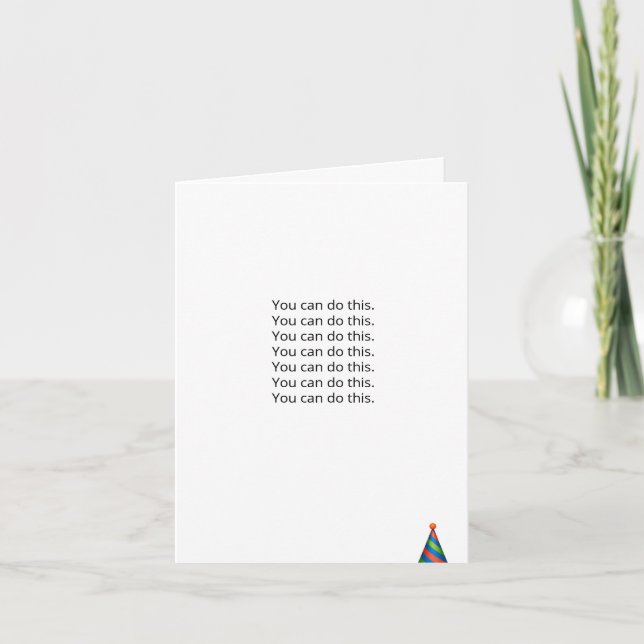 Funny You Can Do This Kids Birthday Party Inbjudan (Framsida)