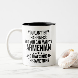 Funny You Can Marry an Armenian Två-Tonad Mugg