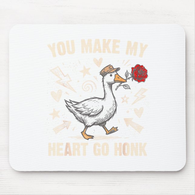 Funny You Make My Heart Go Honk Silly Goose Valent Musmatta (Framsidan)