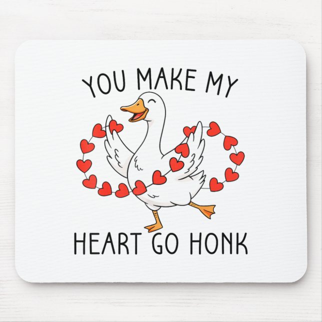 Funny You Make My Heart Go Honk Silly Goose Valent Musmatta (Framsidan)