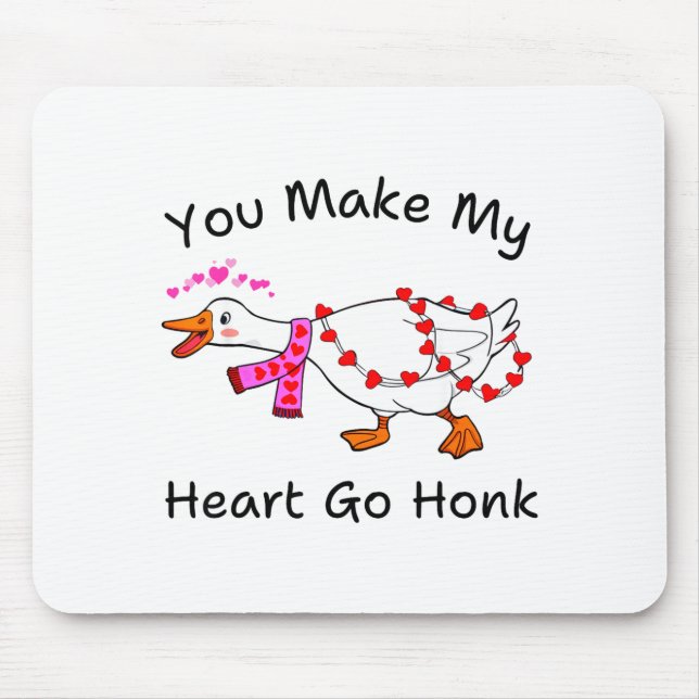 Funny You Make My Heart Go Honk Silly Goose Valent Musmatta (Framsidan)
