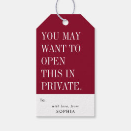 Funny You May Want To Open This In Private Presentetikett