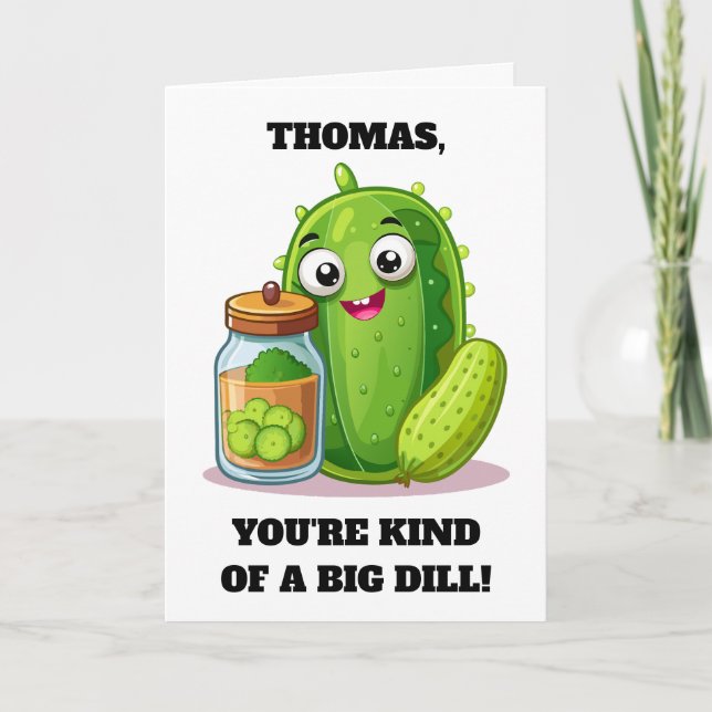 Funny You're Kind of a Big Dill Kort (Framsida)