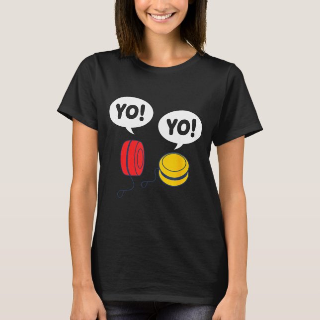 Funny Yoyo  T Shirt (Framsida)