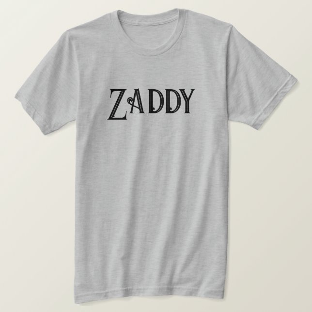 Funny Zaddy T Shirt (Design framsida)