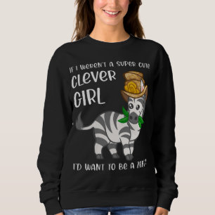 Funny Zebra Älskare Girl Woman Quote Say Cute Roli T Shirt