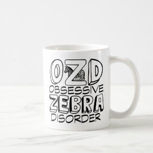 Funny Zebra Älskare Kaffemugg
