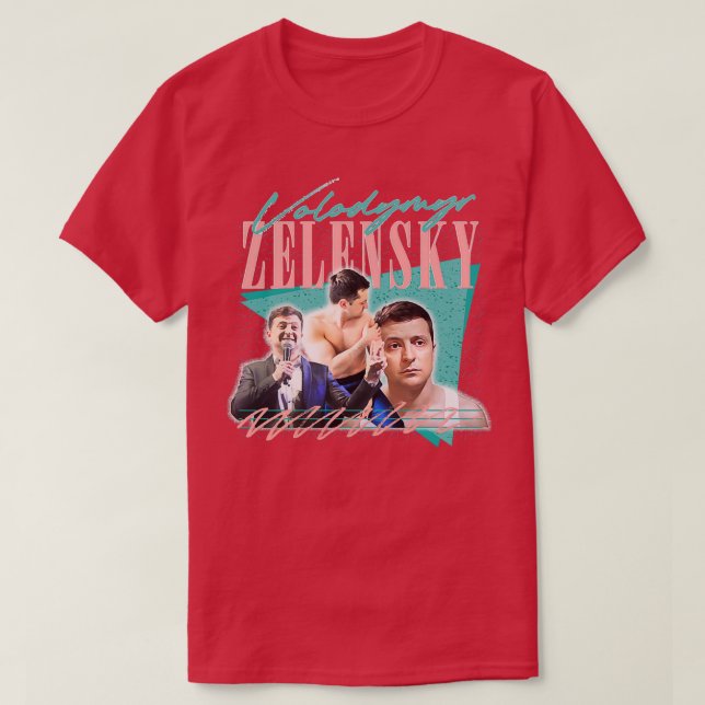 Funny Zelensky Ukraina T Shirt (Design framsida)