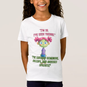 Funny Zombie 10:e födelsedagsgrafik T Shirt