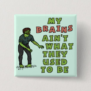 Funny Zombie Brains Gamge Knapp