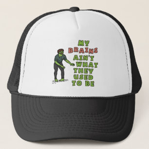 Funny Zombie Brains Gamge Truckerkeps
