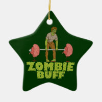Funny Zombie Buff Weight Lifter