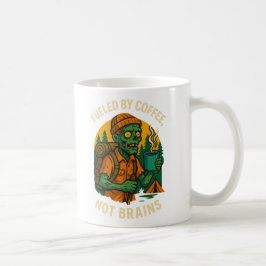 Funny Zombie Camper Fueled by Coffee Design Kaffemugg