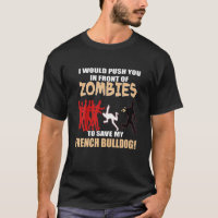 Funny Zombie Fransk Bulldog Frenchie Hund älskare 