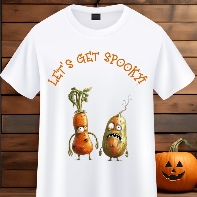 Funny zombie-grönsaker Halloween T Shirt (Skapare uppladdad)